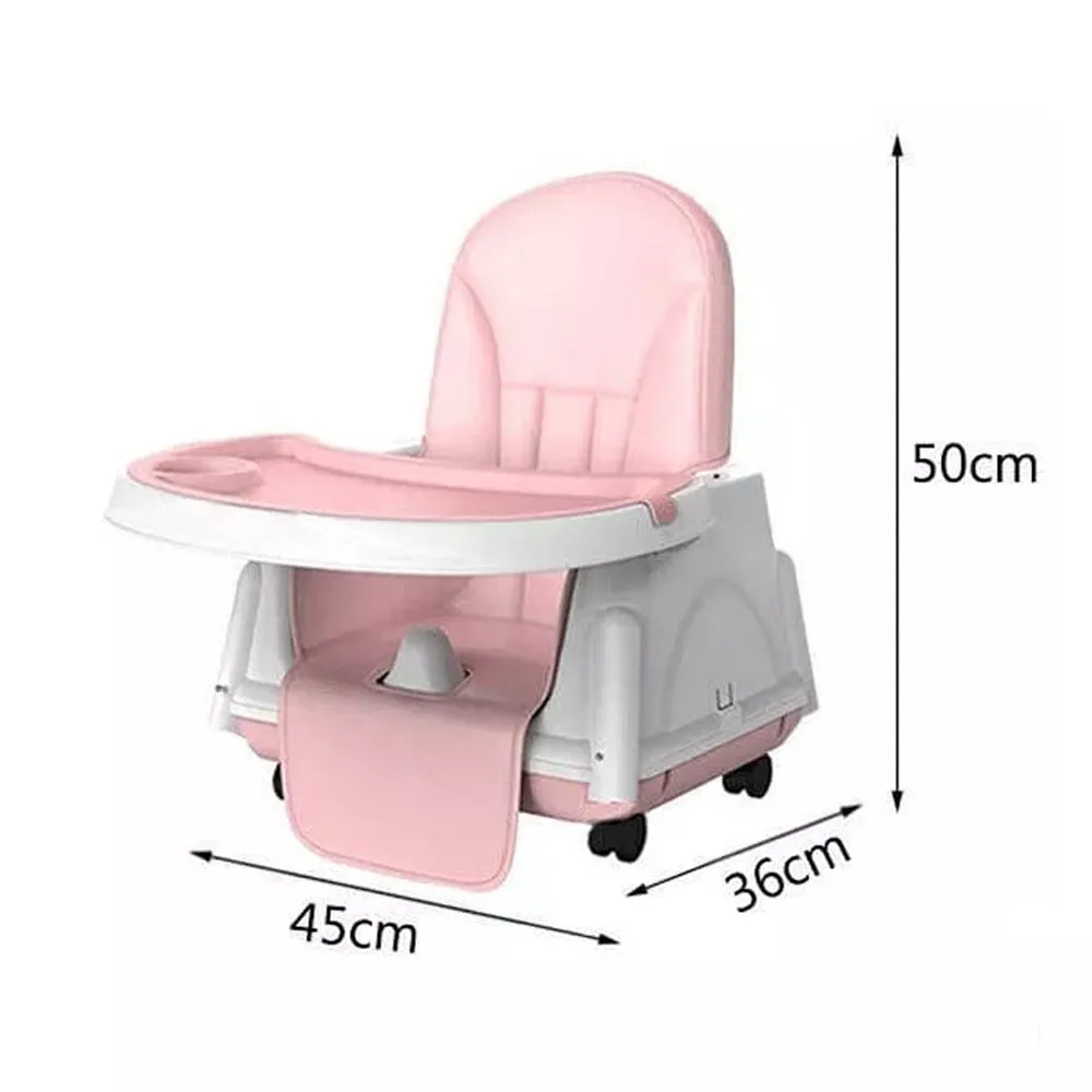 Adjustable Kids Multi-functional Feeding Chair, Convertible Baby High Chair, Playing Chair, Booster Seat