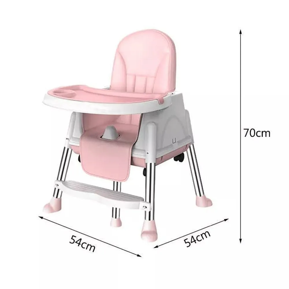 Adjustable Kids Multi-functional Feeding Chair, Convertible Baby High Chair, Playing Chair, Booster Seat
