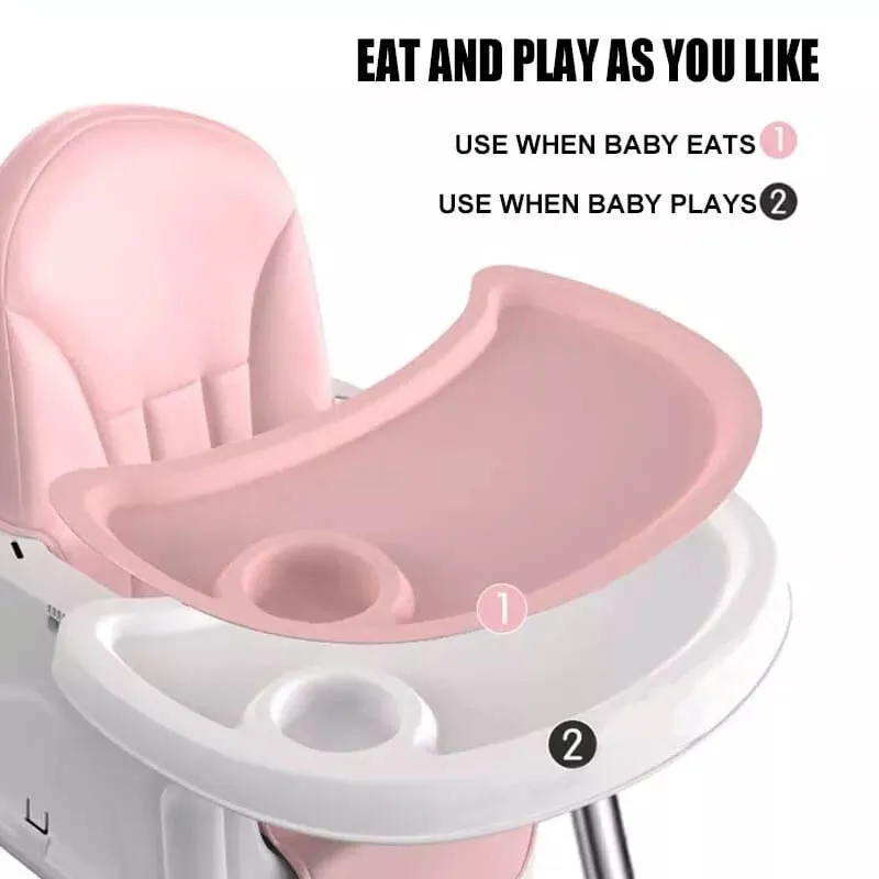 Adjustable Kids Multi-functional Feeding Chair, Convertible Baby High Chair, Playing Chair, Booster Seat