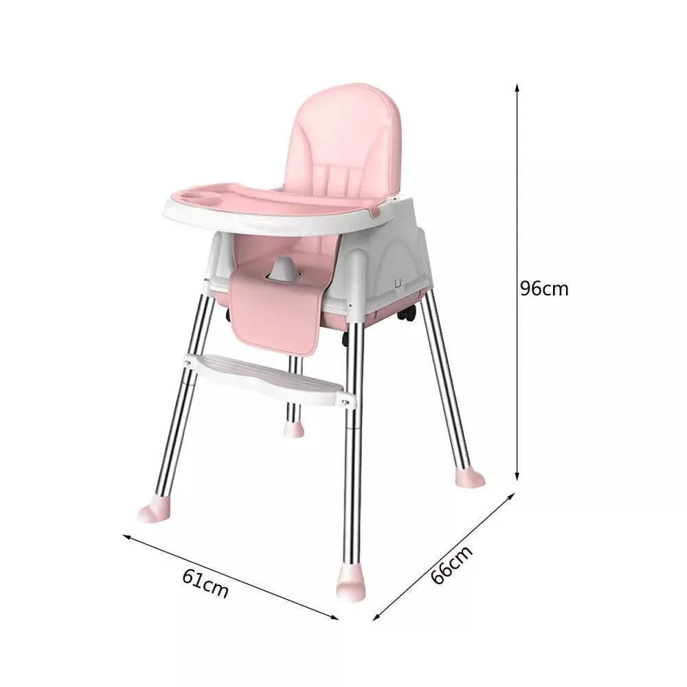 Adjustable Kids Multi-functional Feeding Chair, Convertible Baby High Chair, Playing Chair, Booster Seat