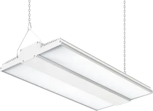 ADUB 240W LED High Bay Shop Light UL DLC Listed, 1.63 FT Linear Hanging Shop Lights Dimmable 0-10V, 36,000LM 5000K Commercial LED Warehouse High Bay Lighting for Factory Workshop Garage, AC100-277V