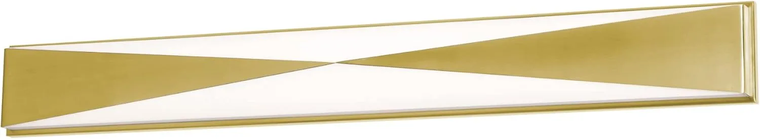 AFX Novara 37" LED Vanity Light - Satin Brass