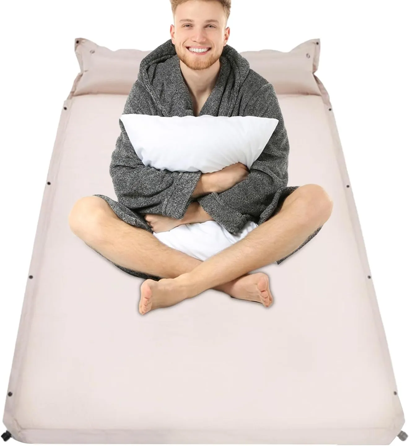 Air Mattress | Automatic Inflation Sleeping Pad, Comfortable Inflating Camping Mat for Home or Guest Use