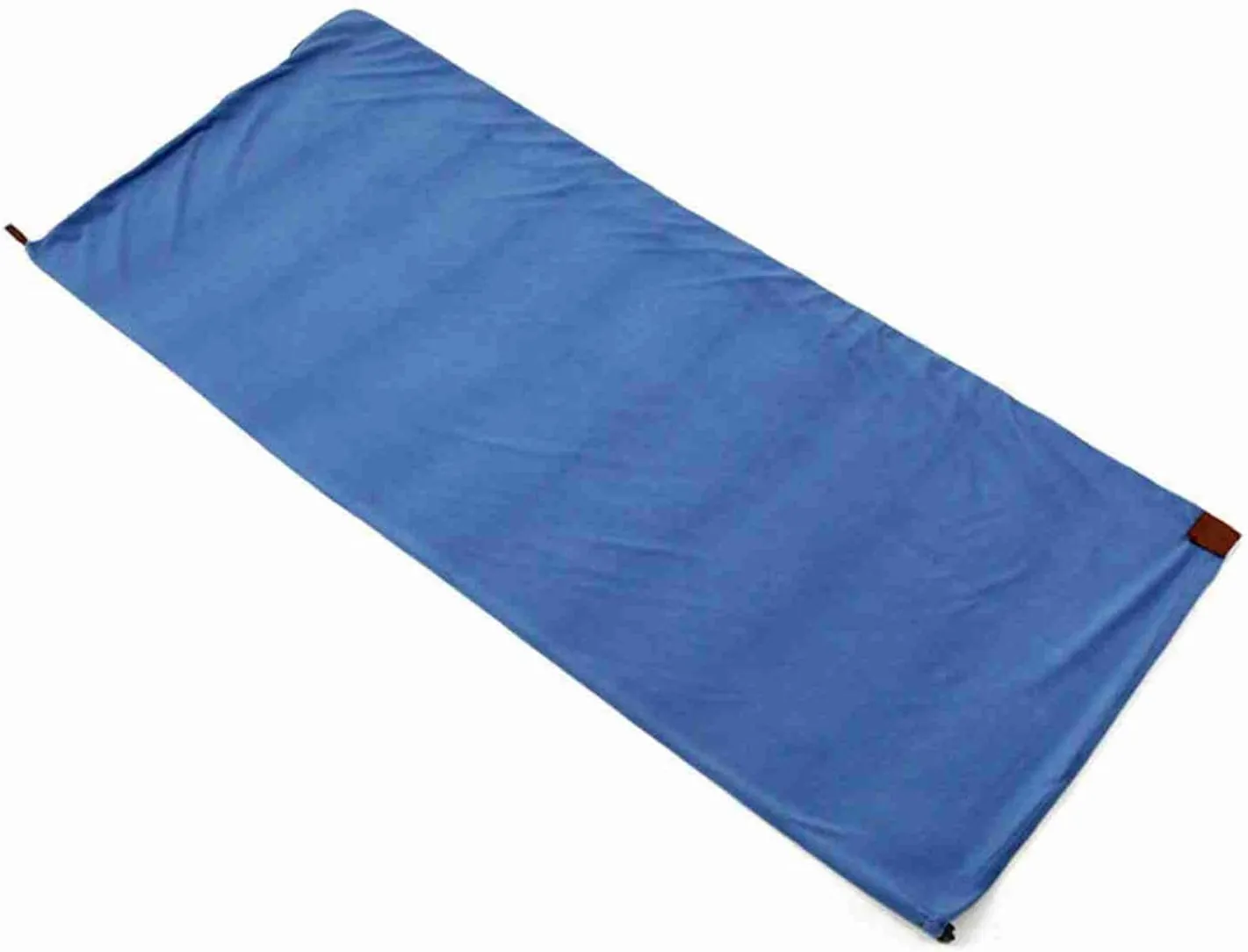 Alomejor Soft and Comfortable Fleece Sleeping Bag for Camping Convenient Two Way Zipper Compact Design Storage Bag Royal Blue