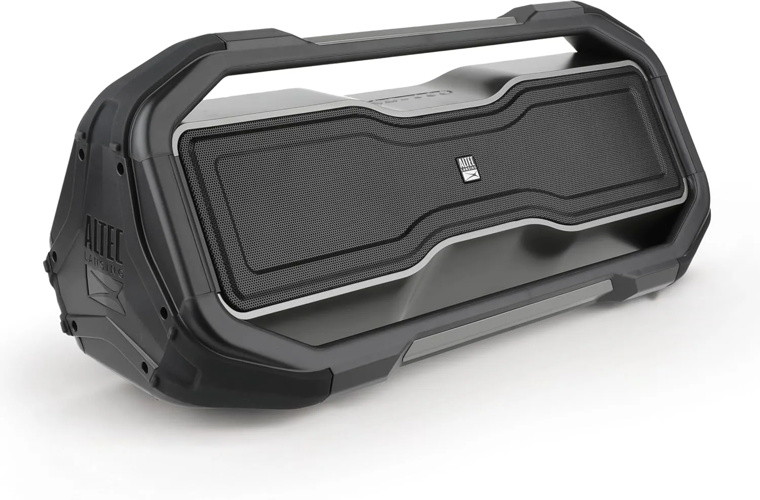 Altec Lansing ROCKBOX XL Wireless Bluetooth Speaker, Portable Waterproof Speaker with 20 Hour Playtime and 5 Illuminating LED Light Modes, Floating Wireless for Indoors and Outdoors