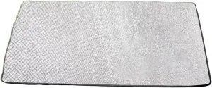 Aluminum Foil Sleeping Pad for Camping, Waterproof and Portable Foam Mat, 200cmx200cmx0.8cm