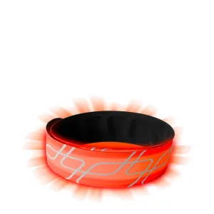 Amphipod Full-Viz Rechargeable Flashing Reflective Slap Band in Orange