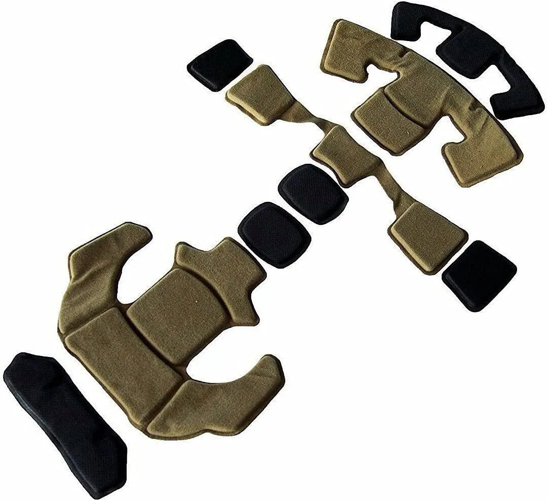 ArmorMason Ultra Memory Foam Pad Set for Combat Helmets - Gold, Medium, Unisex-Adults