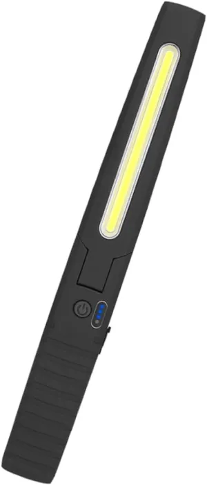 ARTIBETTER Portable LED USB Rechargeable Camping Flashlight with Rotatable Design Multifunctional Mechanic Light with Magnet Hook for Emergency and Outdoor Use