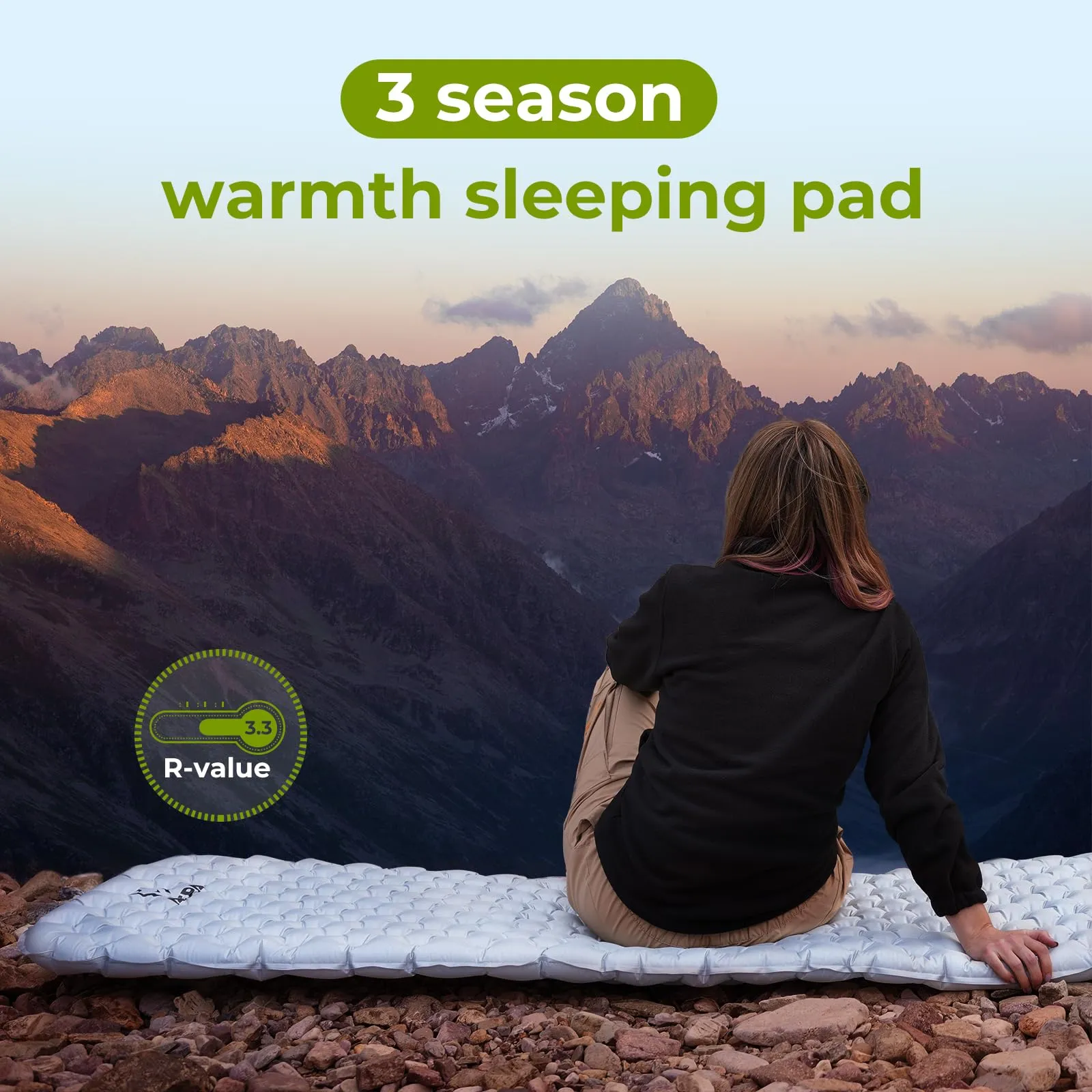 ATEPA HALOES 5.0 Air Pad Insulated Inflating Sleeping Pad