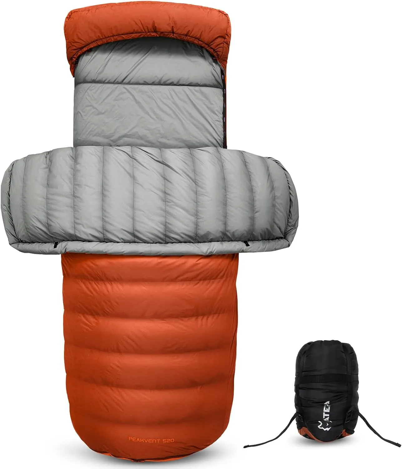 ATEPA Ultimate Backpacking Sleep System Bundle – 3-in-1 Down Sleeping Bag & All-Season Insulated Sleeping Pad