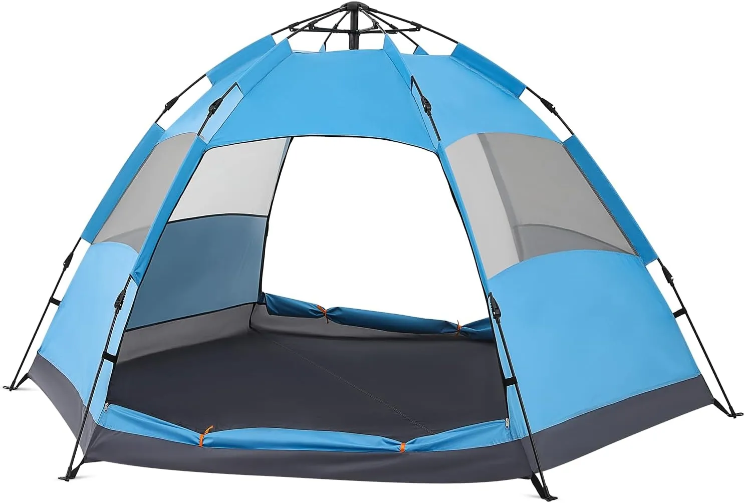 Athena Collection 3-4 Person Camping Tent, Family Camping Travel Dome Tent with Bag, Portable Outdoor Tent with Rainfly Waterproof Camping Equipment with Footprint for Lawn, Garden, Park