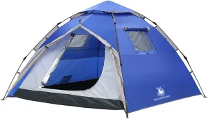 Automatic Dome Tent Canopy, Instant Pop Up Waterproof Tent, 3-8 Person Family Camping Tent for Camping Hiking Travel Outdoor Activities