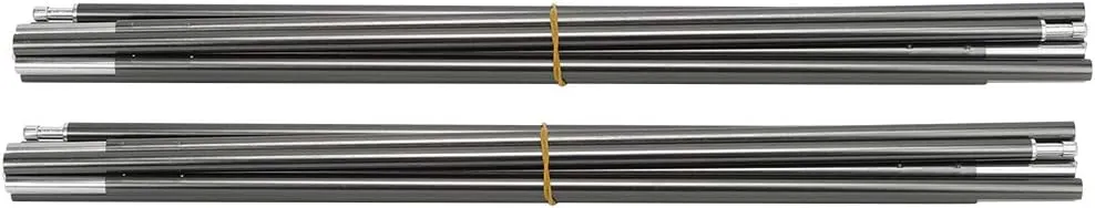 Aviation Aluminum Strong Double Tent Pole Support Rod, Wonderful Accessory for Tent Installation, Lightweight and Portable, Easy to Use, Suitable for Two People, Constructed with