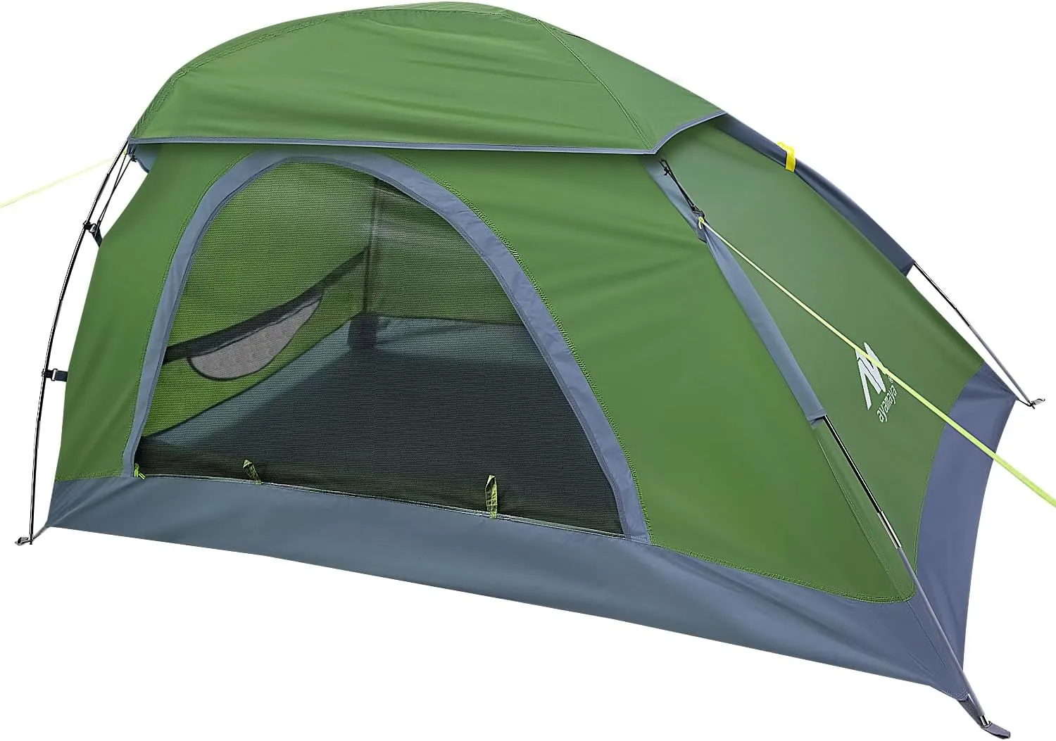 AYAMAYA 1 Person Tent for Backpacking - Lightweight Single Person Hiking Tent with Skylight & Waterproof Rainfly & Ground Vents, Easy Setup One Man Small Tent for Camping Backpacking Hiking