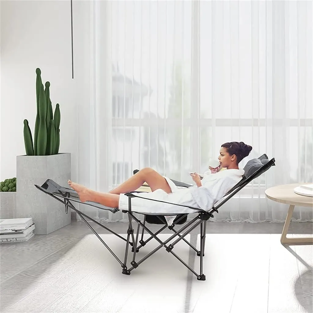 Backpacking Chair Breathable Mesh Fabric Folding Chair, Galvanized Steel Pipe e Beach Detachable Camping for Outside/Picnic Foldable