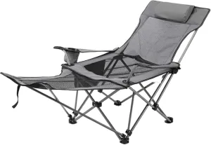 Backpacking Chair Breathable Mesh Fabric Folding Chair, Galvanized Steel Pipe e Beach Detachable Camping for Outside/Picnic Foldable