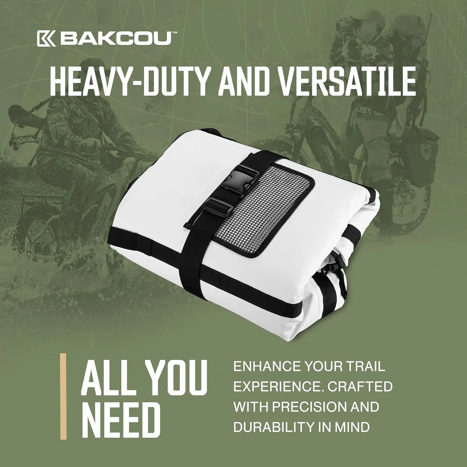 Bakcou - Insulated Game Bag - Gear Bag - Ultimate Harvest Hauler for eBike Trailer, Keeps Game Fresh, Compact and Waterproof