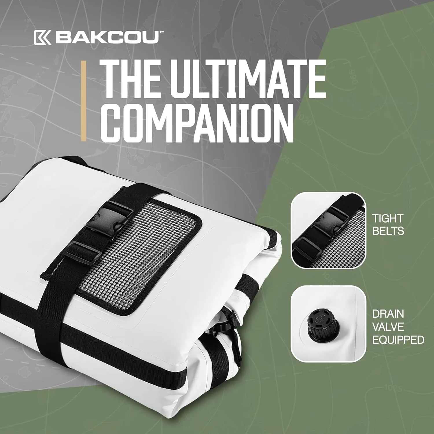 Bakcou - Insulated Game Bag - Gear Bag - Ultimate Harvest Hauler for eBike Trailer, Keeps Game Fresh, Compact and Waterproof