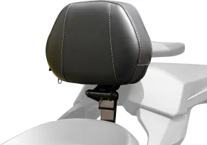 Ballistic Driver Backrest for Can Am Ryker 600 900 Sport & Ryker Rally Edition 2019-2023 Accessories, Adjustable Angle Lumbar Support Driver Back Rest Kit By Show Chrome 41-416C
