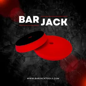 Barjack Red Ultra Fine Finish Foam Pad 5"