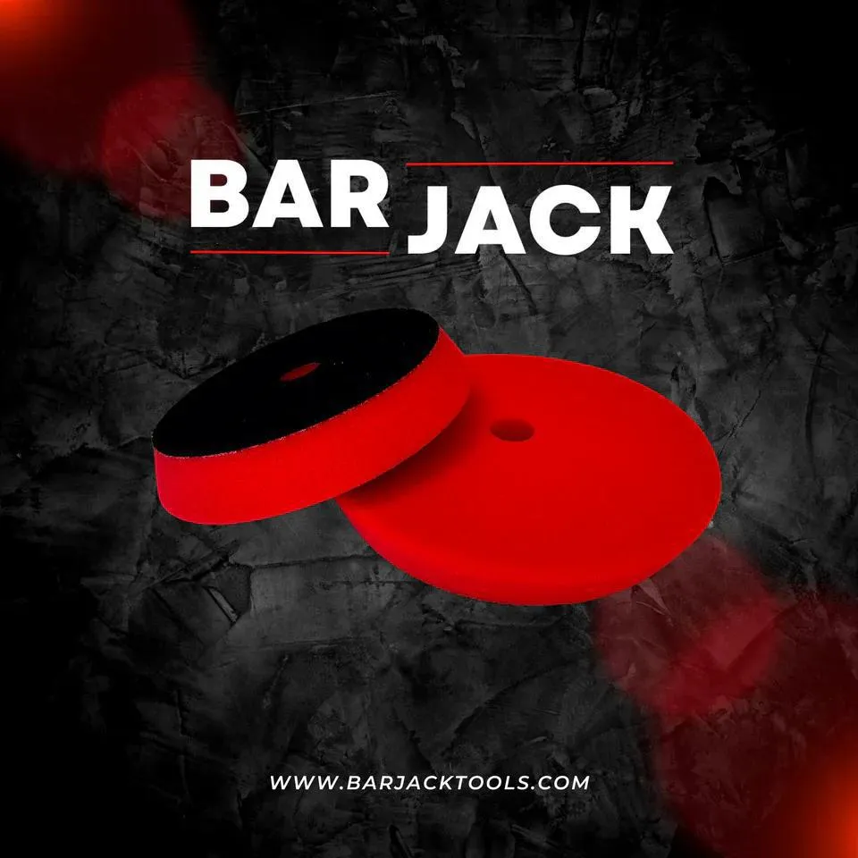 Barjack Red Ultra Fine Finish Foam Pad 5"