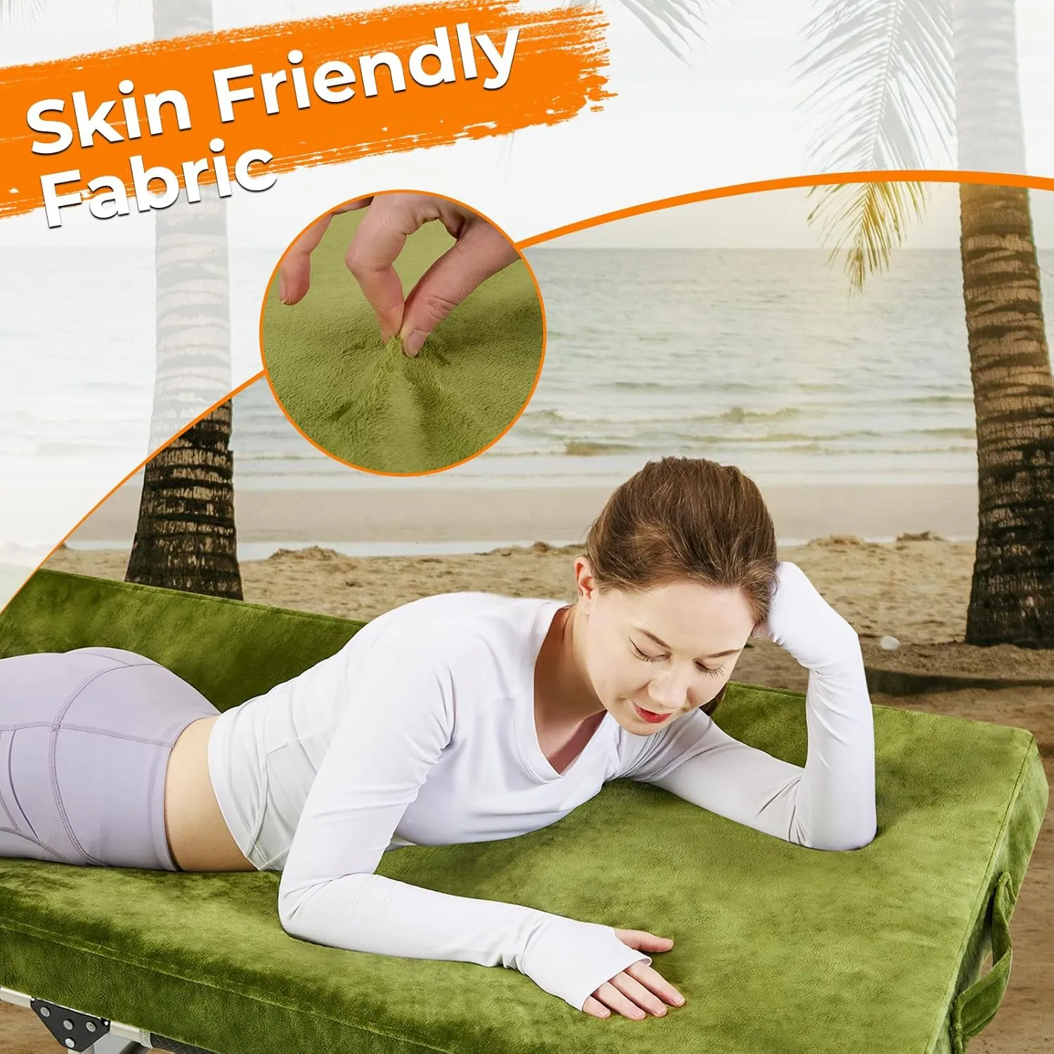 BDEUS Memory Foam Camping Mattress Pad 3inch Waterproof Roll Up Bed Sleeping Mat for Adults Portable Roll Up Mattress for Travel Guest Floor Bed Cot Mattress for Car, Tent