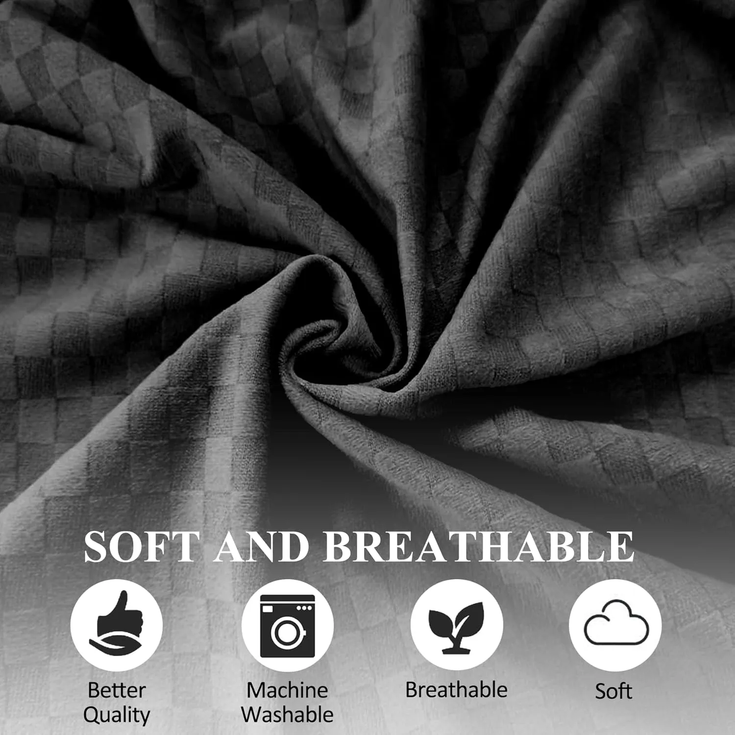 Bed Wedge Pillow for Side Sleeping Sponge Filled Body Positioning Triangle Pillow Suitable for Pregnancy and Surgery Prevent Bed Sore for Leg and Back Support with Pillow Case (Gray)