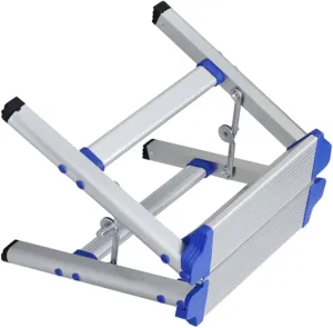 BESPORTBLE 1pc Folding Aluminum Alloy Stool Chair Compact Lightweight Dual Function for Home Use Outdoor Rest for Living Room Bathroom Boys and Girls Room Hiking Fishing Random Style