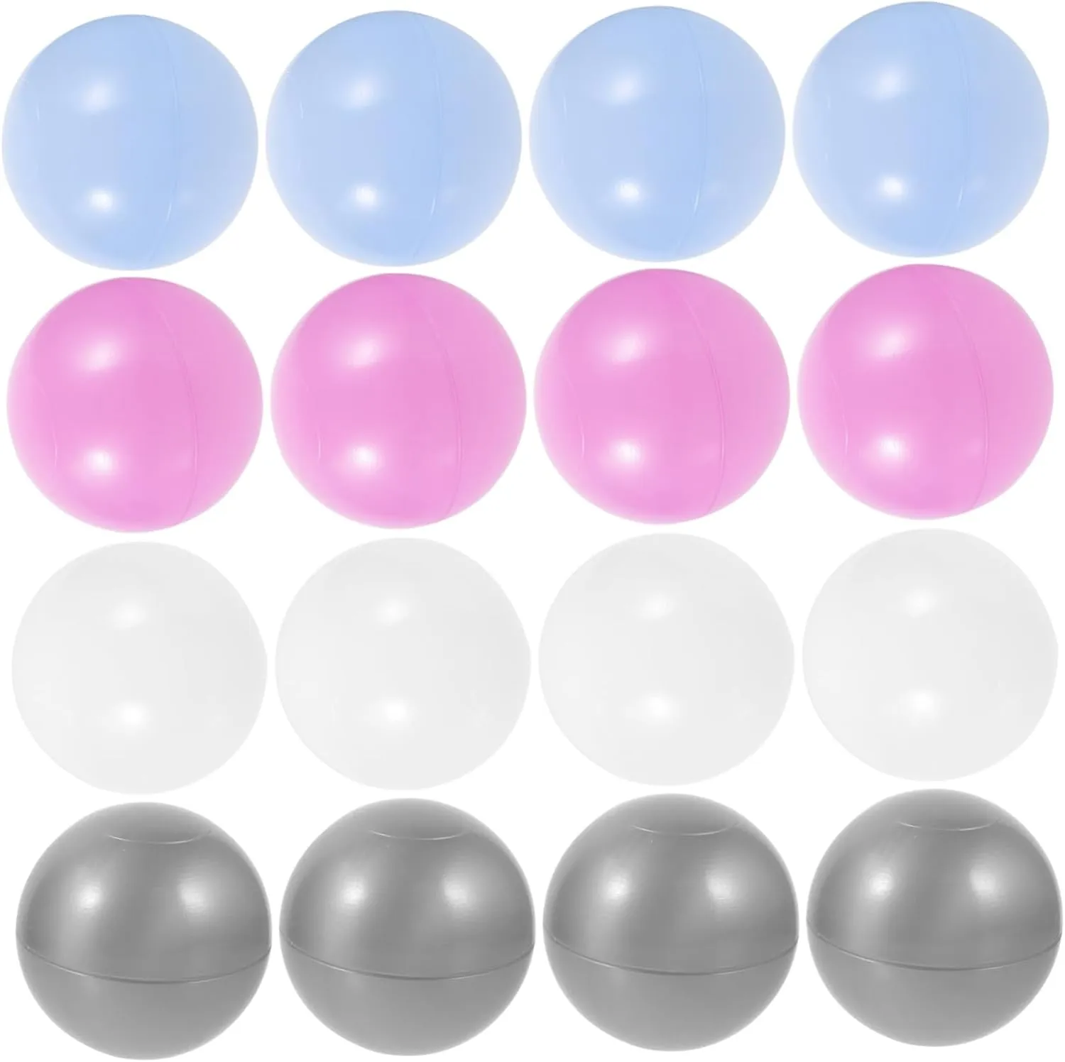 BESPORTBLE 50Pcs Round Ocean Balls Creative Crush Balls for Pits Includes Pearl Lake for Playhouses Pools and Tents