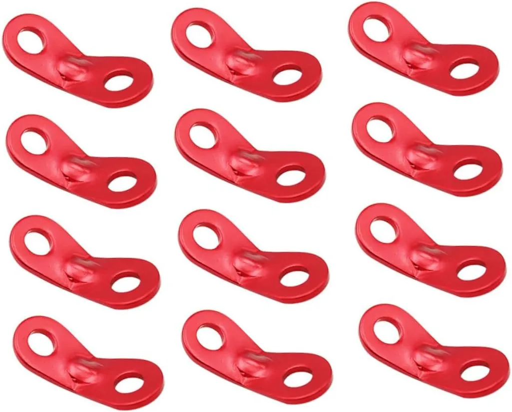 BESPORTBLE 60 Pcs Tent Rope Adjustment Piece Aluminum Alloy Buckle Pala