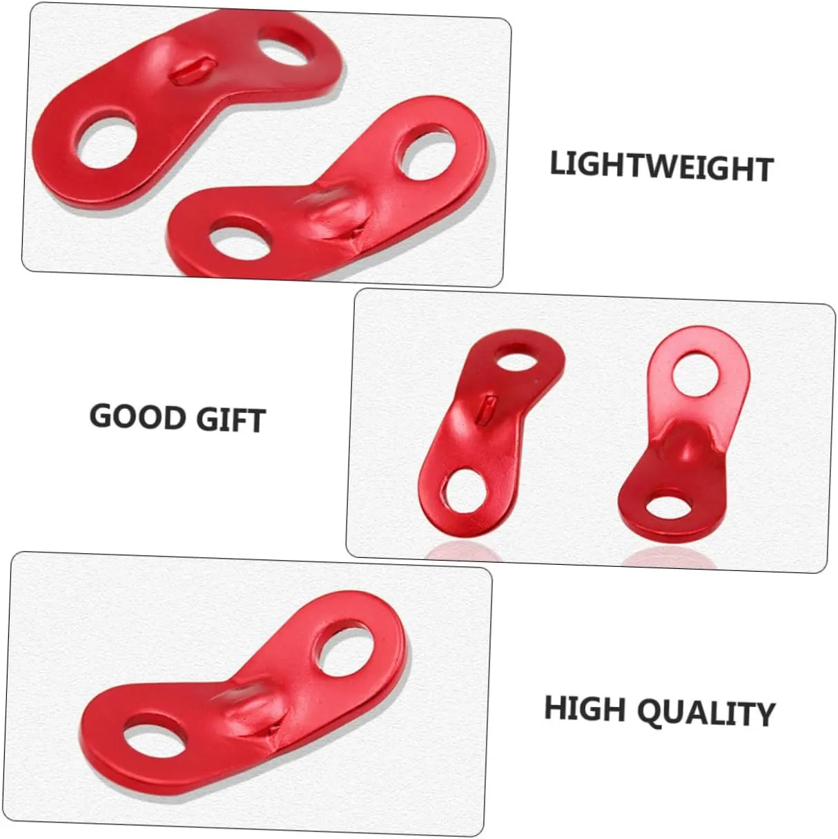 BESPORTBLE 60 Pcs Tent Rope Adjustment Piece Aluminum Alloy Buckle Pala