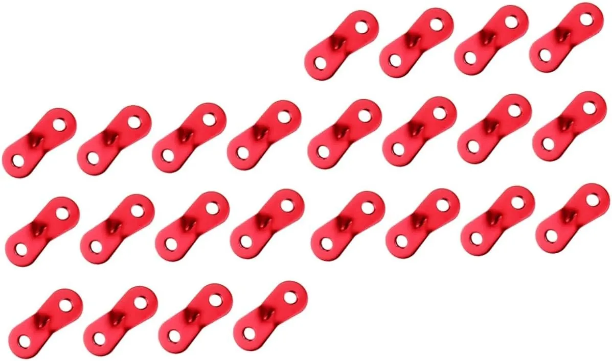 BESPORTBLE 60 Pcs Tent Rope Adjustment Piece Aluminum Alloy Buckle Pala