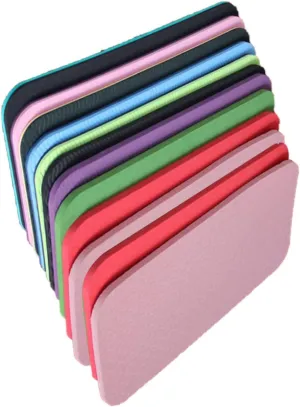 BESPORTBLE Kneeling Device for Yoga 12pcs Foam Kneeling Pad Thick Yoga Mat Seat Pad for Gym Ground Exercises Random Color