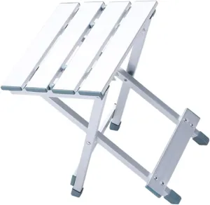 BESTOYARD Portable Small Folding Stool Aluminum Stool for Camping and Home and Easy to Store