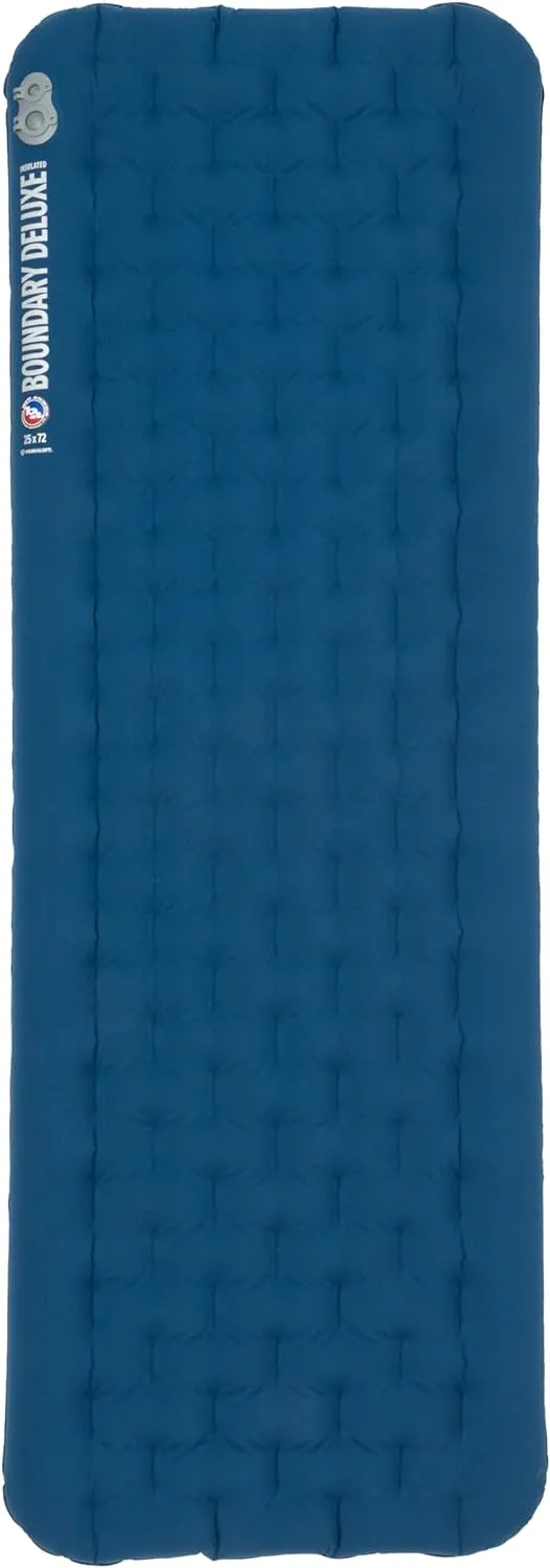 Big Agnes, Boundary Deluxe, Insulated Sleeping Pad, Wide Regular, Gibraltar Sea, (25X72)