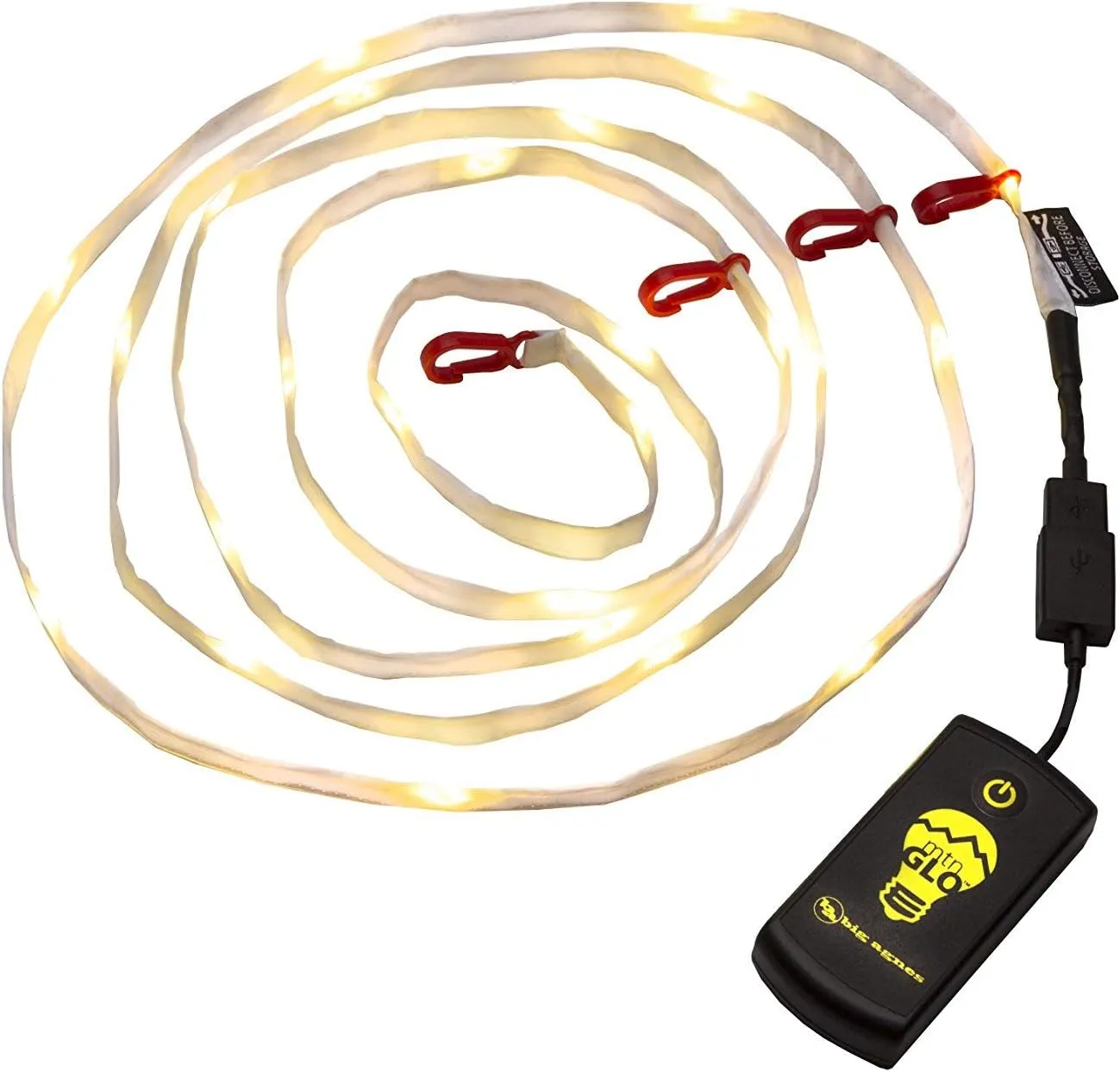 Big Agnes mtnGLO LED Tent & Camping Lights, Red, One Size