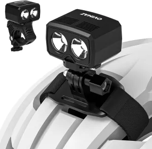 Bike Helmet Light 1000 Lumens Bike Headlight USB Rechargeable with 1200mAh Long Battery Life 5 Lighting Modes Adjustable Mounts for Cycling Safety