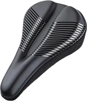 Bike Seat Cushion for RadRover 5 Step-Thru, Memory Foam & Gel Padded Cover Bicycle Seat for Men Women Shock-Absorbing Comfort Bike Seat Pad,A