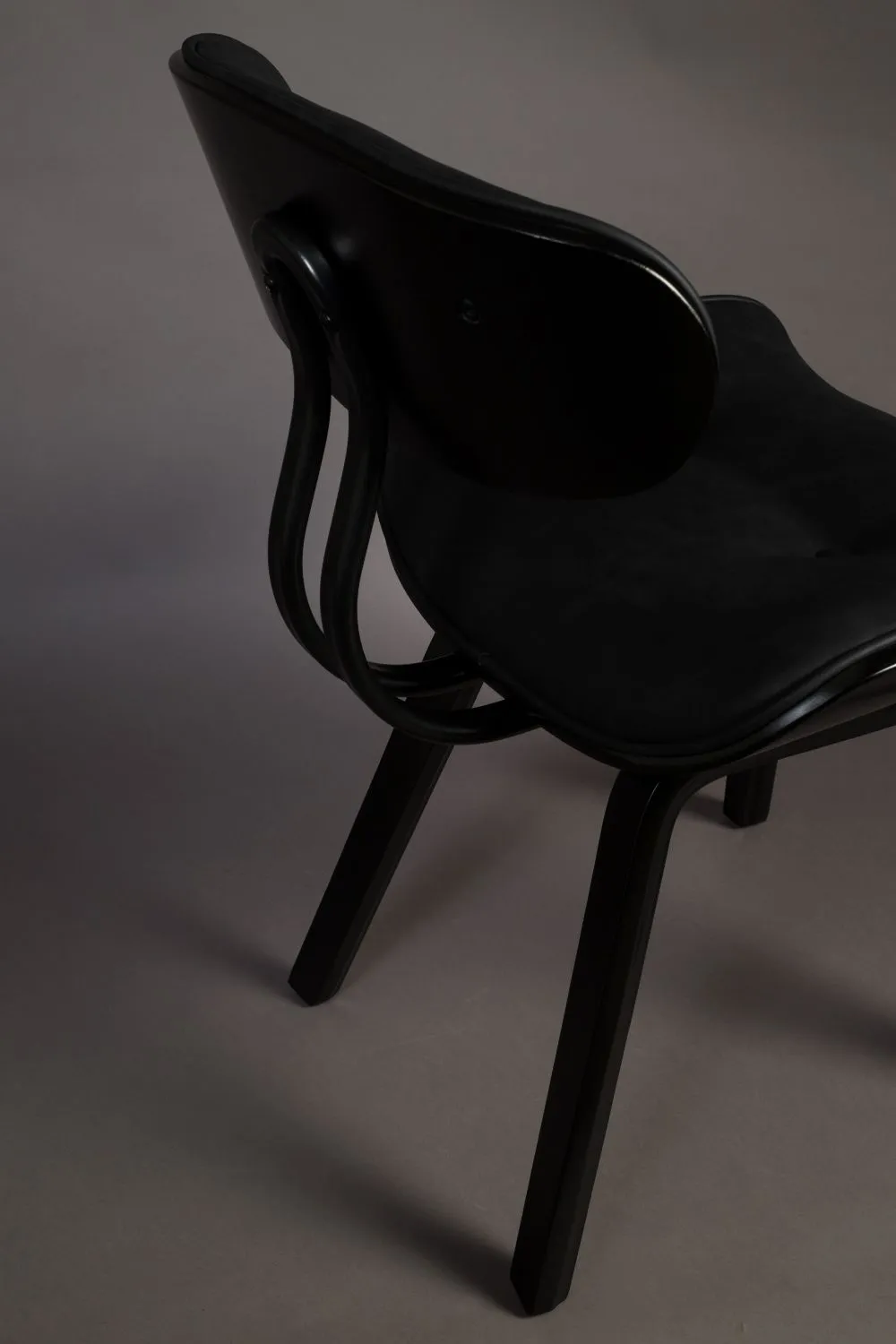 Black Tufted Dining Chair | Dutchbone Blackwood