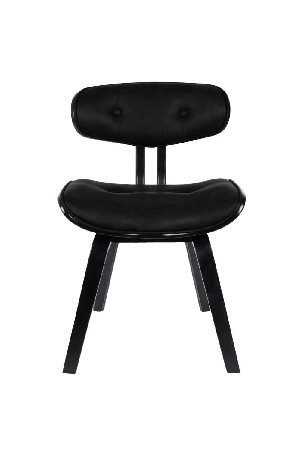Black Tufted Dining Chair | Dutchbone Blackwood