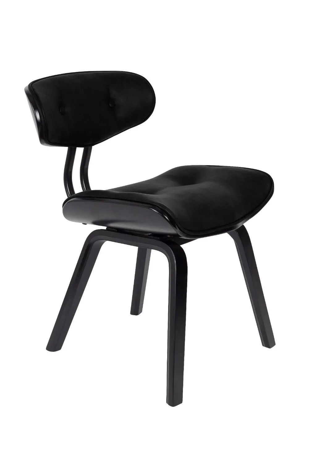 Black Tufted Dining Chair | Dutchbone Blackwood