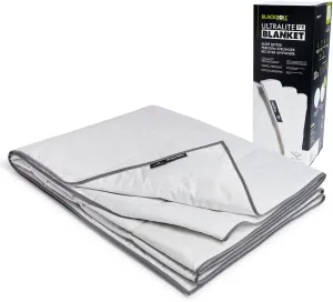 Blackroll - Ultralite Recovery Blanket, Soft, Breathable, Lightweight, Compact Sleeping Quilt for Outdoors, Hiking, Camping, and Bug Out Bag, Included Travel Bag for Easy Storing, Light Grey