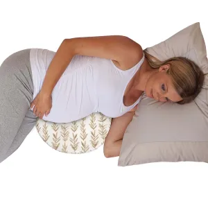 Boppy Pregnancy Pillow Wedge with Cover, Taupe, Belly Support Maternity Wedge, Firm Wedge Pillow from Line of Pregnancy Pillows for Sleeping