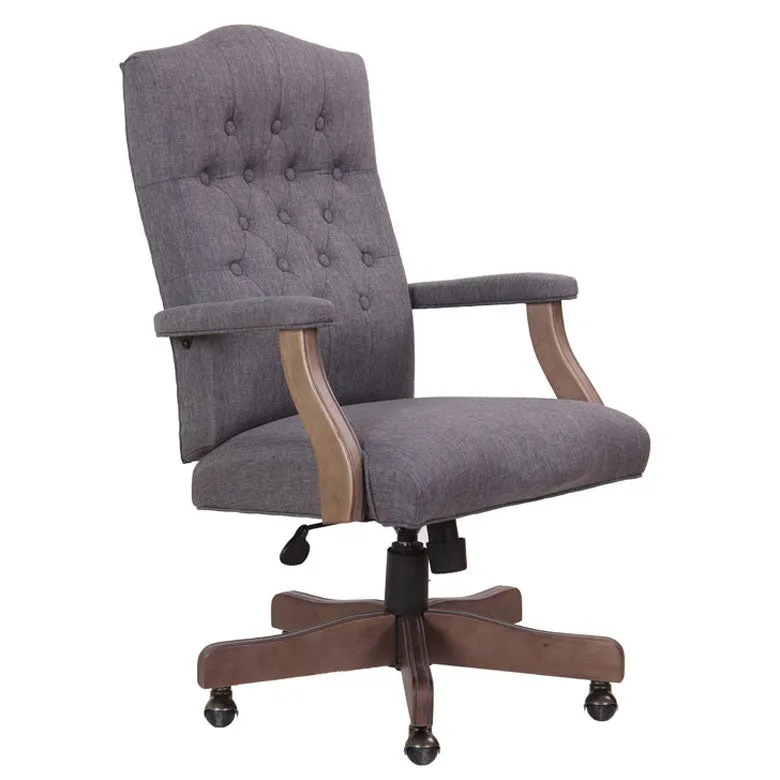 BOSS Executive Chair With Driftwood Finish Frame-Choice of Upholstery