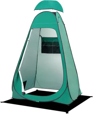 BRIAN & DANY Pop Up Shower Tent, Portable Privacy Camping Changing Tent, Camp Toilet Bathroom Pod with Rain Shelter & Windows, UPF 50  & Waterproof, 47.2" x 47.2" x 74.8"