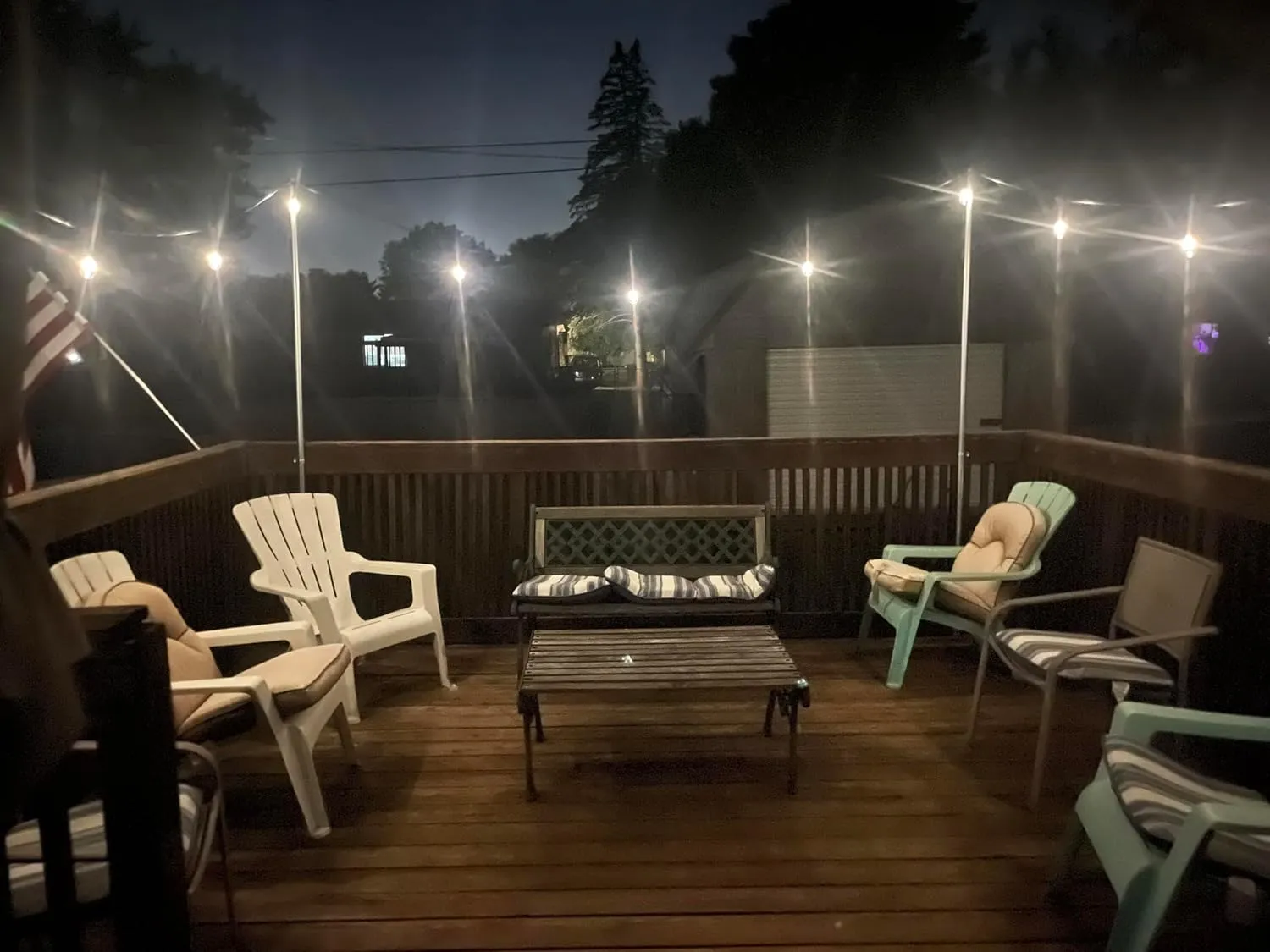Brightech Ambience Pro Solar Powered String Lights - Commercial Grade Waterproof Patio Lights with 27 Ft Edison Bulbs - Shatterproof LED Solar Outdoor String Lights - 1W LED, Soft White Light