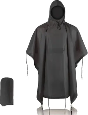 Camo Rain Poncho, Multi Use Waterproof Rain Coat