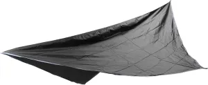 Camping Canopy, Watertight Lightweight Tent Tarp with Windproof Rope for Outdoor Activities, 210T Polyester (Black)