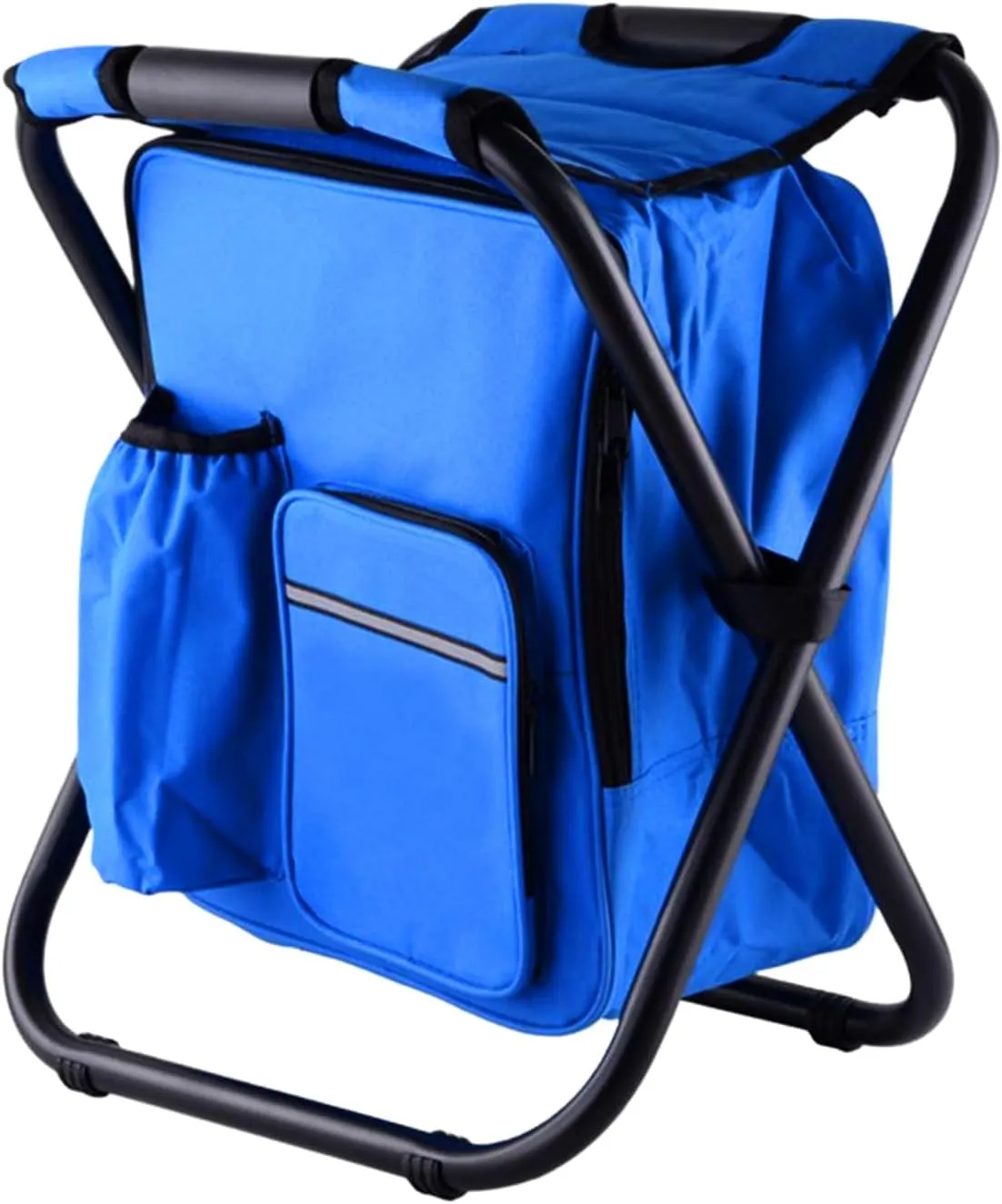 Camping Chair – Lightweight Lawn Furniture, Foldable Outdoor Seat | Reclining Backpack Cooler Set, Hiking Travel Gear Relaxing Chair for Fishing Garden Porch Poolside BBQ Setup Tailgate Days